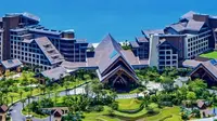 【双11特惠】汕尾神仙拍摄基地占据金町湾海景C位，坐拥7公里一线海滩汕尾保利希尔顿逸林酒店，周边景点环绕！¥669起豪华大床房1晚！含双人下午茶&自助早
