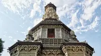 正定古城华塔登塔过程