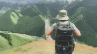 穿越机飞跃果子沟大桥
