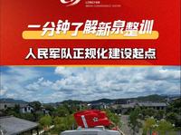 一分钟了解新泉整训——人民军队正规化建设起点。 融媒体记者：罗焕辉 王静玲 宋晶莹  谢泽铧