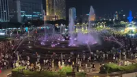 泉城广场音乐喷泉2026年8月25日