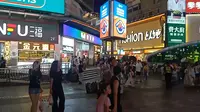 黄兴广场的夜景