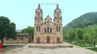 延安鲁迅艺术学院航拍视频素材【光厂素材】