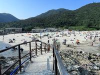 总要来一次港版马尔代夫吧，来冲浪，来看玻璃海#香港大浪湾#香港旅行#航拍#冲浪