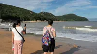 生活处处是风景，漫步普陀千步沙