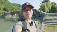 湖南上甘棠古村，千年古桥下一条天然护村河，风水格局太讲究了