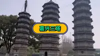 嘉兴亲子游春季赏花游之嘉兴三塔公园！公园有嘉兴三塔和嘉禾八景之一茶蝉夕照，秋天旁边就是三塔路，银杏绝美，春天公园各种花争相开放！免费哦