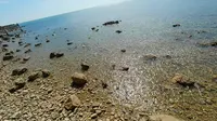 九丈崖 落日  林海  木栈道