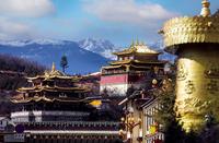 迪庆大佛寺：香格里拉 独克宗古城
