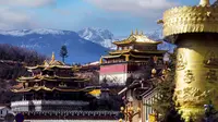 迪庆大佛寺：香格里拉 独克宗古城