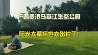 广西贵港马草江生态公园，空气清新，绿树成荫，阳光大草坪很出片