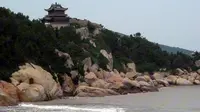 西游记续集片尾拍摄地:浙江普陀山百步沙