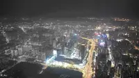 赣州市章贡区中央公园夜景