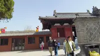 石家庄市井陉县苍岩山景区卧虎藏龙取景地