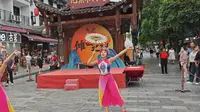 恩施女儿城土家舞蹈