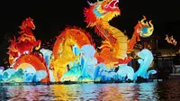 夫子庙夜泊秦淮游船实拍视频