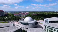 大庆市科学技术馆航拍最美家乡