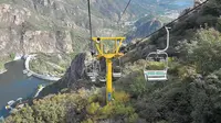 北京怀柔青龙峡缆车全程记录