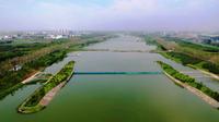 焦作市大沙河生态公园美丽景色