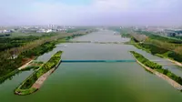 焦作市大沙河生态公园美丽景色
