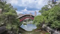 【厚道甘肃】渭源灞陵桥是一座古典纯木结构卧式悬壁拱桥