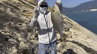 深圳海钓桔钓沙，收获一条4斤重的连尖鱼，还钓到一条大红鸡