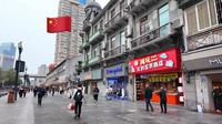 3月漫步游中国武汉 繁华的江汉路步行街 拍摄日期：2026.3.19
