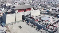 航拍正定：阳和楼