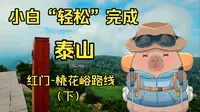 鲜少有人涉足的泰山桃花峪下山路线风景贼好看   路上也遇到了各种可爱的动物和热心的人 视频中和简介里包含路线关键信息提示