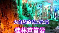 桂林芦笛岩，大自然的艺术之宫，钟乳石非常壮观