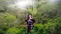三亚亚龙湾热带天堂森林公园——滑索，飞一样的感觉