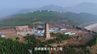 周至黑河峪口有个仙游寺，白居易在此写长恨歌，如今只剩一佛塔！