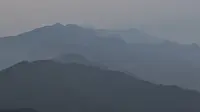 五台山，东台望海寺日出。
