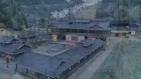 永州江华桐冲口村-千年瑶寨，原生态长鼓舞