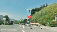 兰海高速金城江西收费站乾霄路至河池革命纪念馆前方展望1006