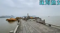 珠海象征性地标景点：珠海渔女像