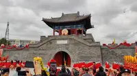 吉林市复原城门德胜门揭牌仪式