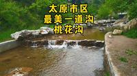 不出太原西山最美的一道沟峡谷溪流山居桃花绿色氧吧桃花沟