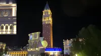 【2023年国庆特别节目】大连威尼斯水城两个钟楼19点（高钟报时，矮钟已坏）