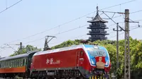 【2024-6-3 壕股塔附近】周号回归旅游！0Y703次嘉兴站五道发车！