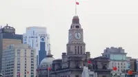 实拍上海外滩海关大楼报时钟声，这大钟现在都90多岁了吧？