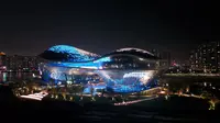 湛江赤坎文化中心夜景