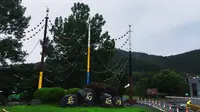 下雨天的乌石砾滩
