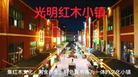 深圳光明红木小镇，夜色下的小镇休闲和幽静，美食街红木文化艺术陪你度过美丽的夜晚。