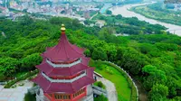 航拍漳州长泰文庙景区，又差点炸机了，这么漂亮的景区，你来过吗