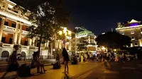 夜游广州西堤码头&沿江西路，好多靓女在拍照| 4K中国
