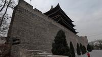 【步行太原】拱极门 - 太原保存年代最久远的城门 ，虽然看着不高，当年攻打太原也是很难的 - 2024.01