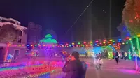 小城漯河雪霁花海