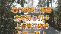 春节假期出游篇大年初七 打卡上海滨江森林公园一期 上