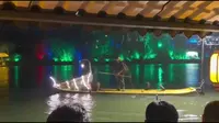 #夜游遇龙河 #阳朔#竹筏漂游#鸬鹚捕鱼